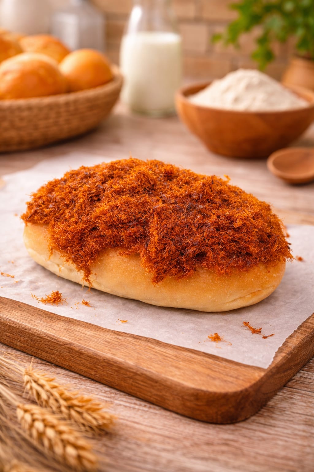 Floss Bun (Roti Abon)